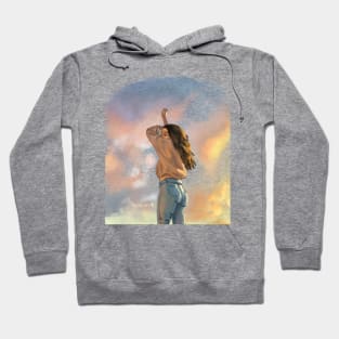 Sunset pose Hoodie